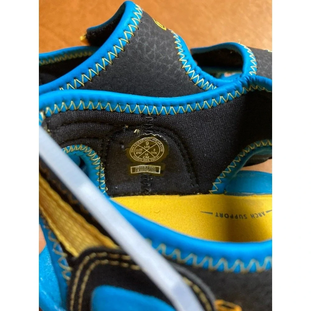 Keen Knotch River Toddler Sandals Blue Yellow Water Shoes Size 9 US Kids
